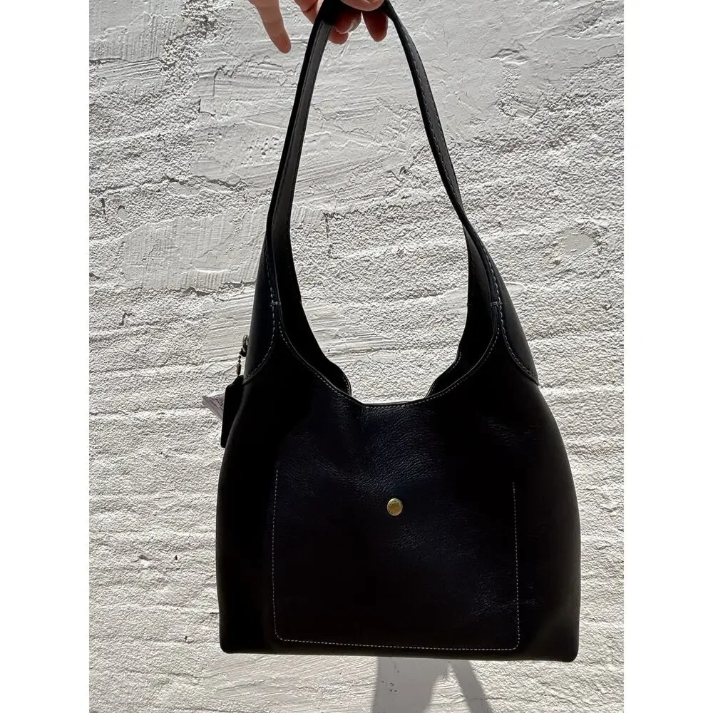 Coach Brooklyn Shoulder bag 28 leather Black